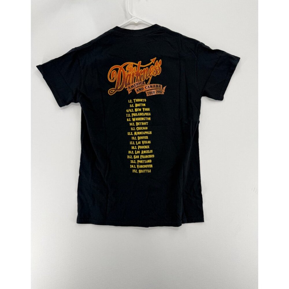 The Darkness 2012 Hot Cakes Tour T-Shirt Mens S America Canada RARE - Picture 3 of 6